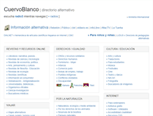 Tablet Screenshot of cuervoblanco.com